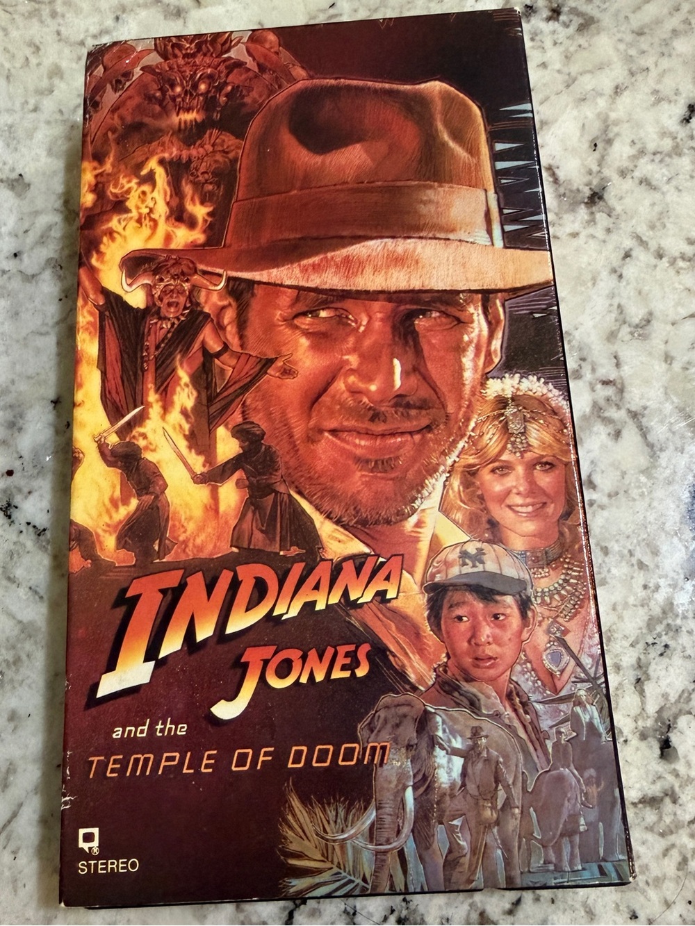Indiana Jones and the Temple of Doom VHS, 1986